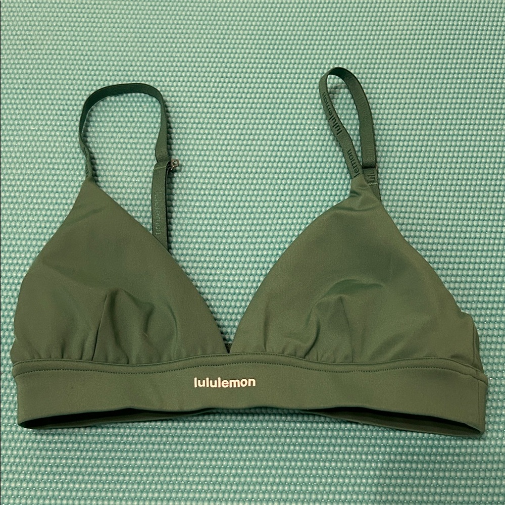 lululemon athletica Women's Olive Green Triangle Bralette